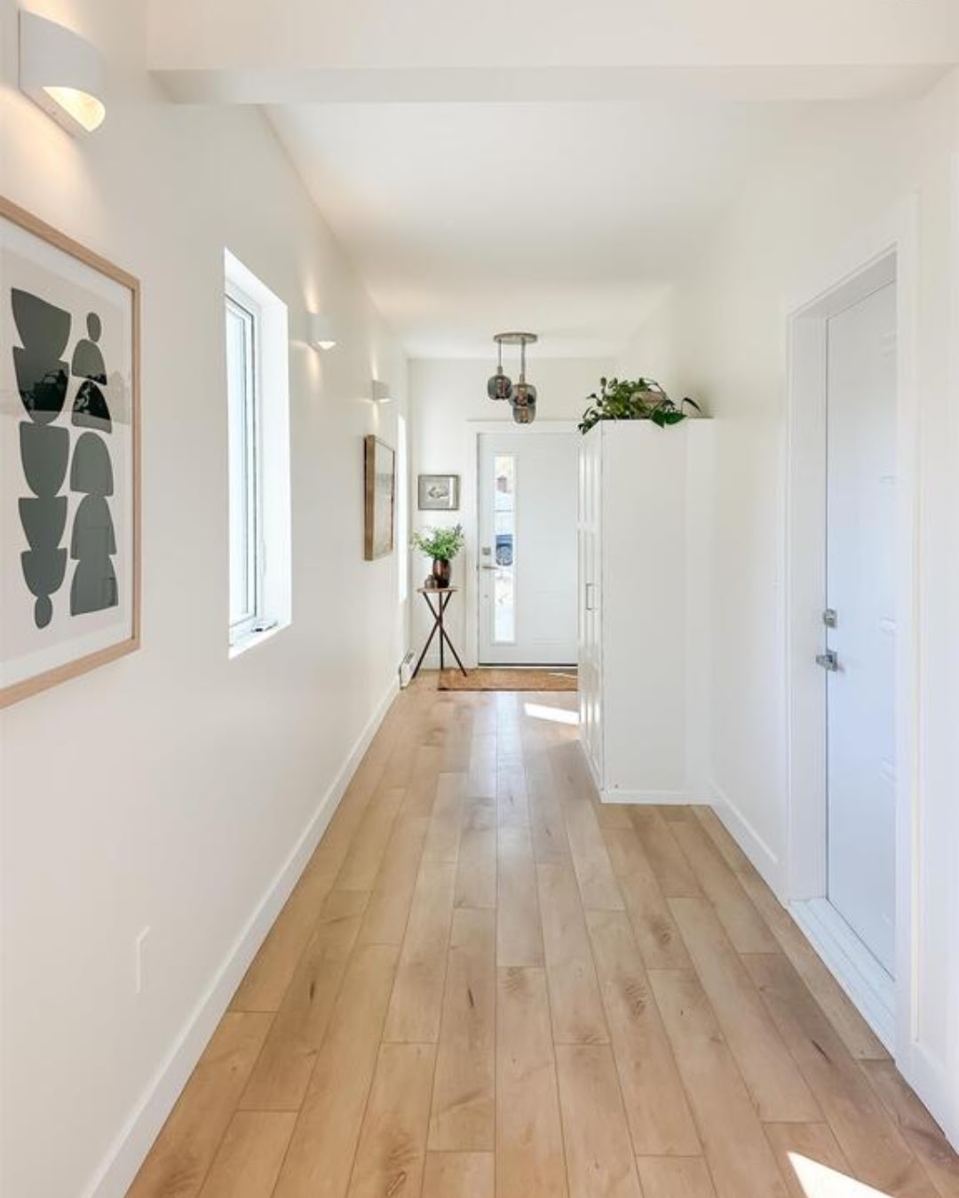 Hallway electrical work