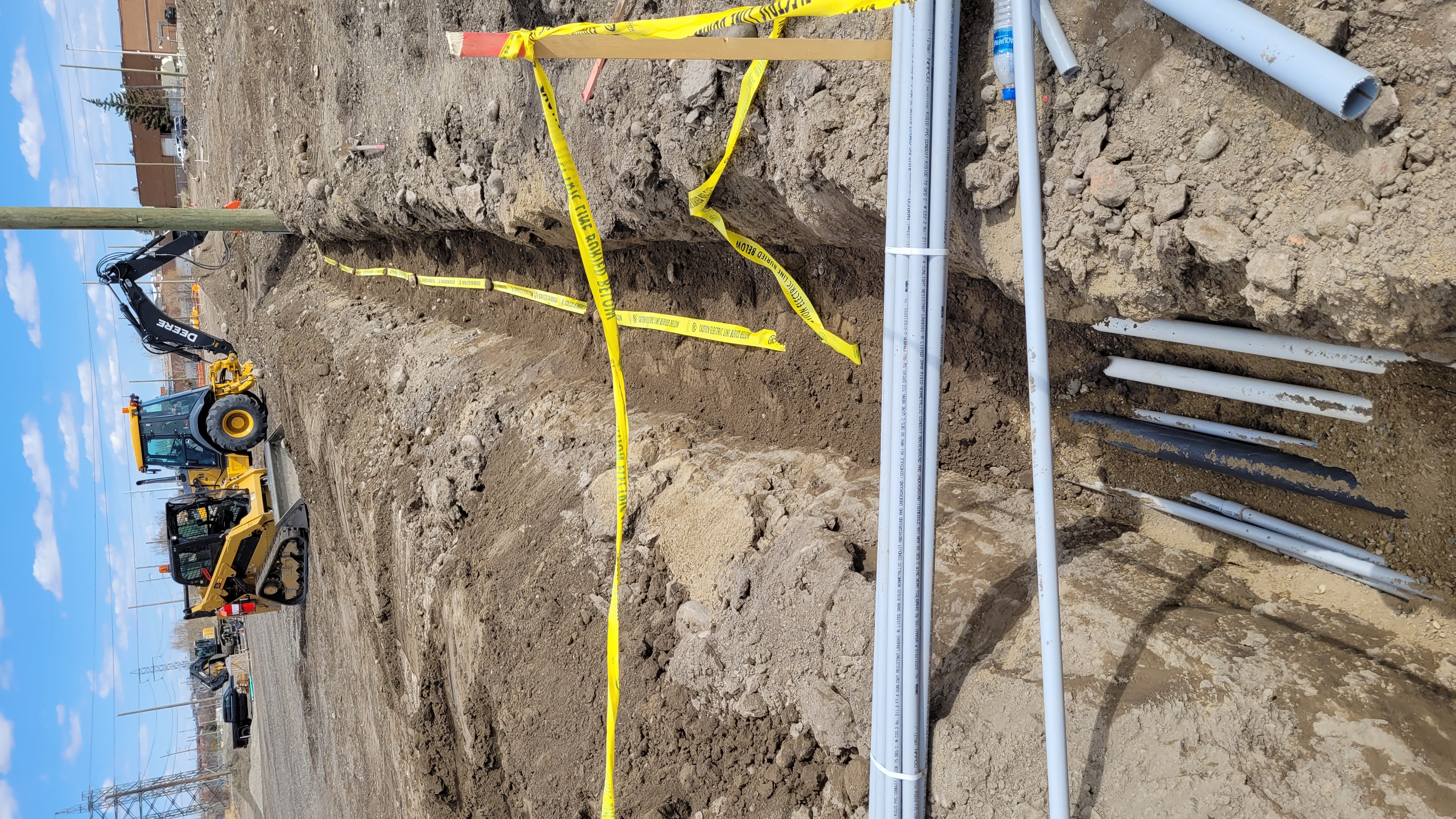 Underground Conduit for Parking-lot